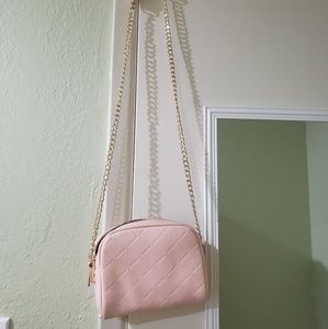 Small pink crossbody bag